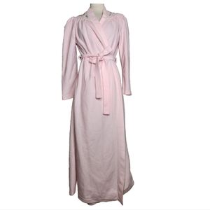 1970s Pink Velour Vintage Robe by Tommies